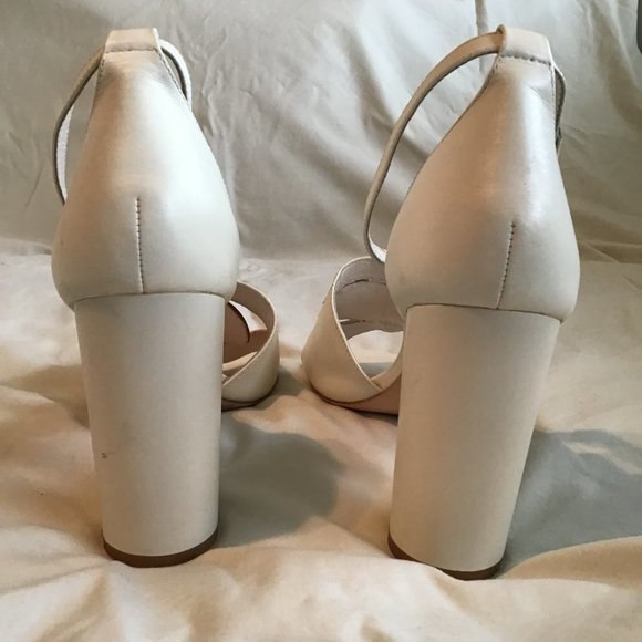 OPENING Ceremony Samata ankle strap white leather heels - Picture 9 of 13